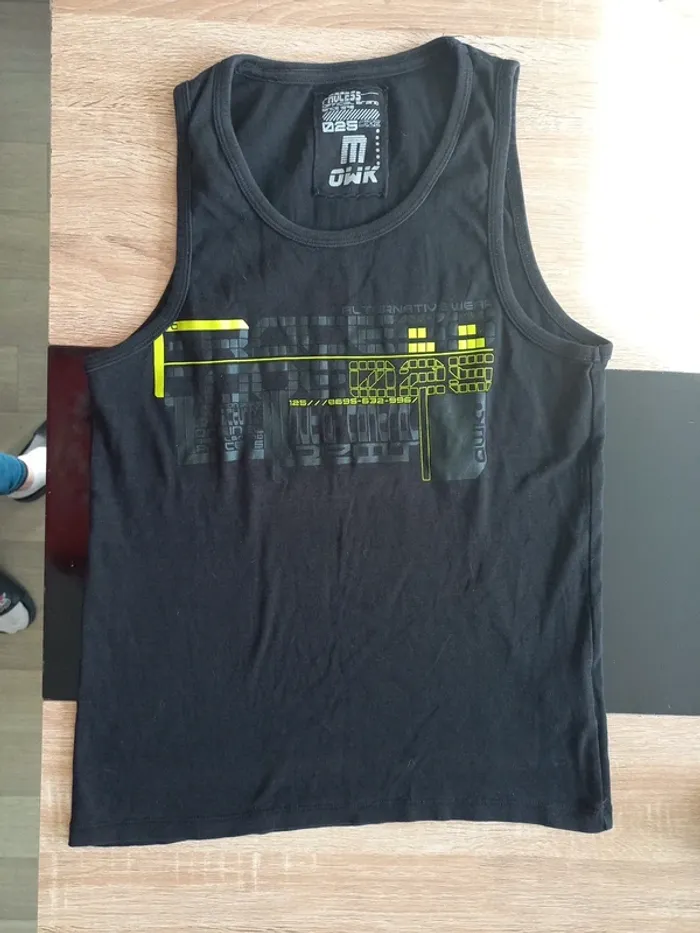 Débardeur noir homme T.M