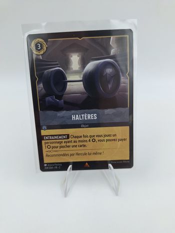 Carte Lorcana 204/204 FR chap. 2 : Haltères RARE