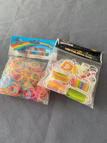 Sachet élastiques Loom Bands bracelet 2x200