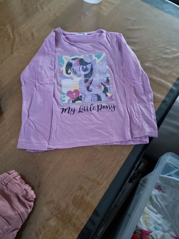 Tee shirt longue manche little poney