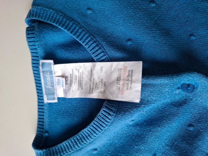 Gilet Fille Jacadi taille 18 mois - photo numéro 2