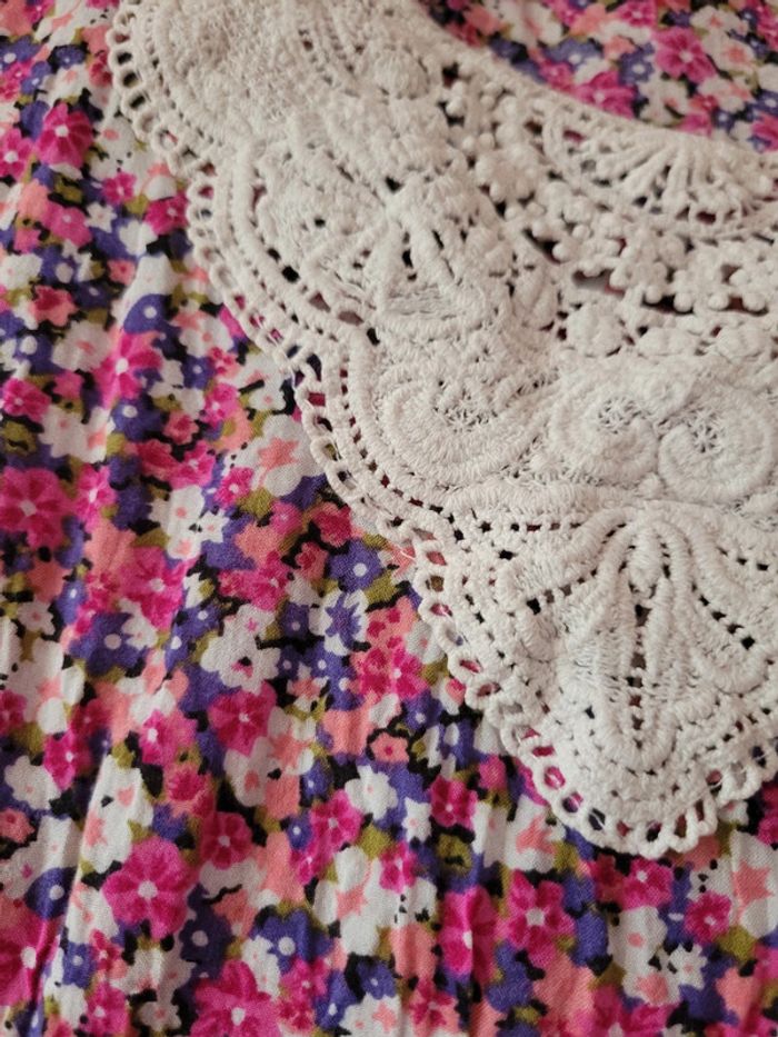 Blouse fleurie - Taille 38 - photo numéro 2