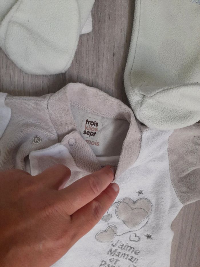 Lot de 4 pyjamas 3 mois - photo numéro 7