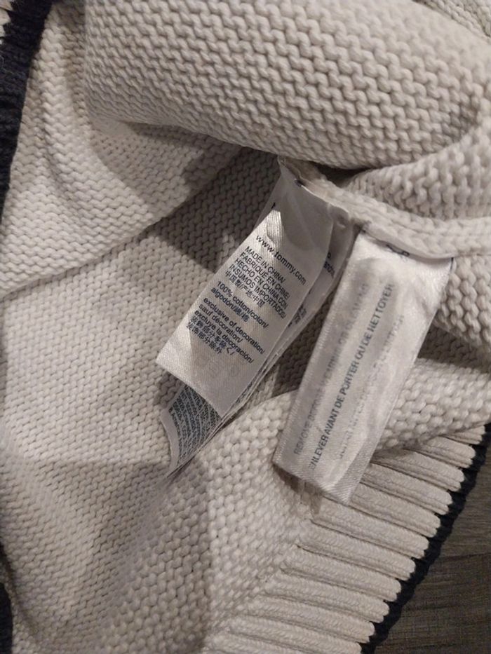 Col rond/ pull 100% coton tommy hifliger S femme - photo numéro 7