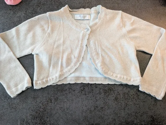 Gilet boléro fille 3/4 ans comme NEUF