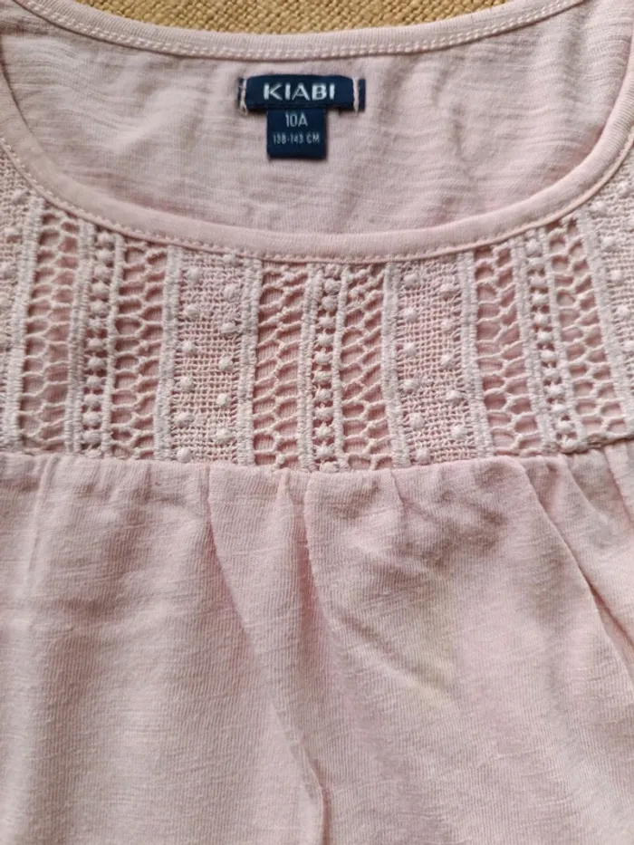 Blouse rose Kiabi 10A - photo numéro 3