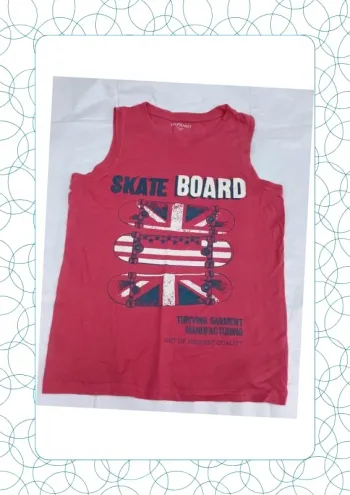 Tee shirt sans manche 12 ans In Extenso