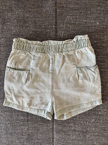 Short vert fille 23 mois 