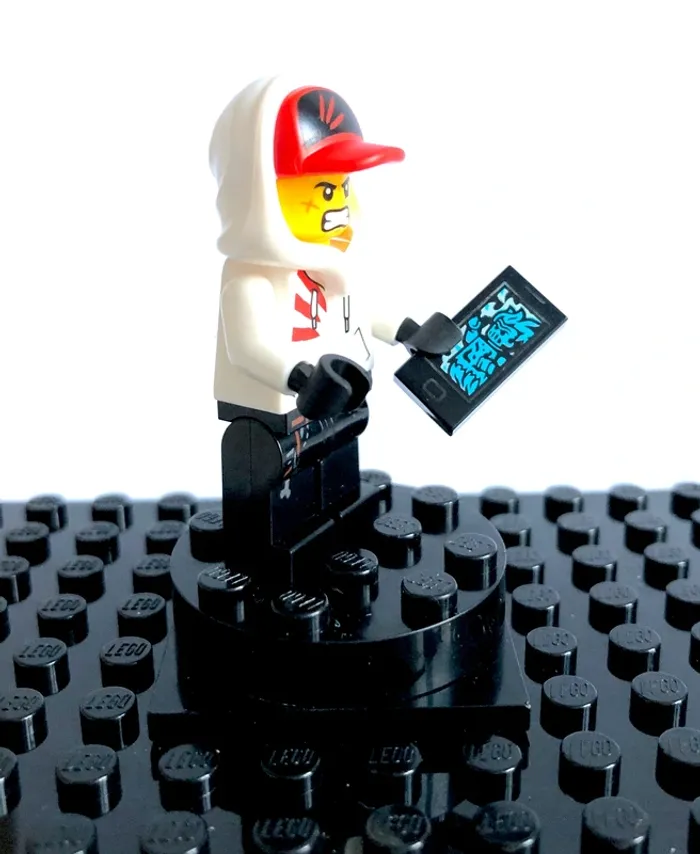 LEGO Hidden Side - Jack Davids, large smile/angry - photo numéro 6