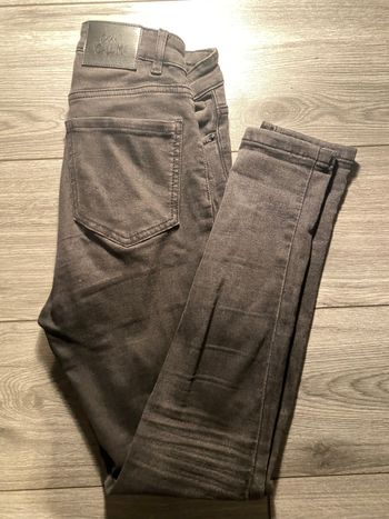 Jean skinny gris taille 34