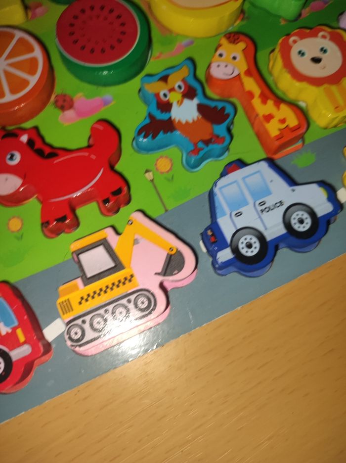 Puzzle éducatif montessori en bois - photo numéro 10