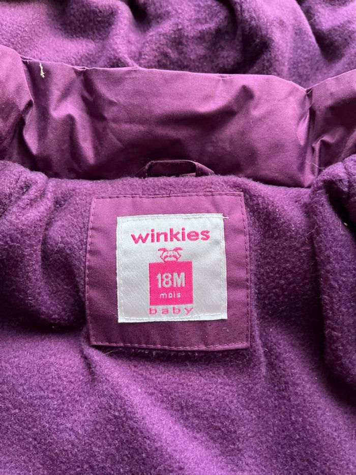 Doudoune blouson violet bien chaude - photo numéro 7