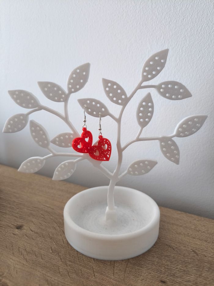 Boucles d'oreilles impression 3D