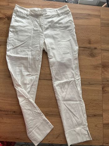 Pantalon 7/8e blanc H&M taille 36