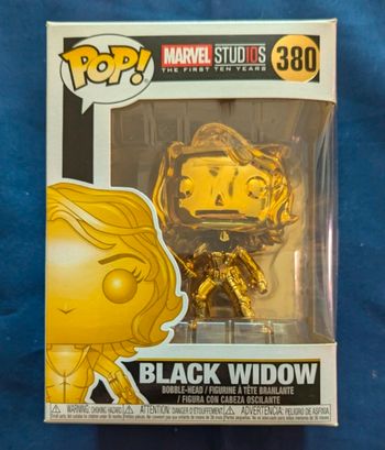 Vends Funko Pop Dorée Black Widow