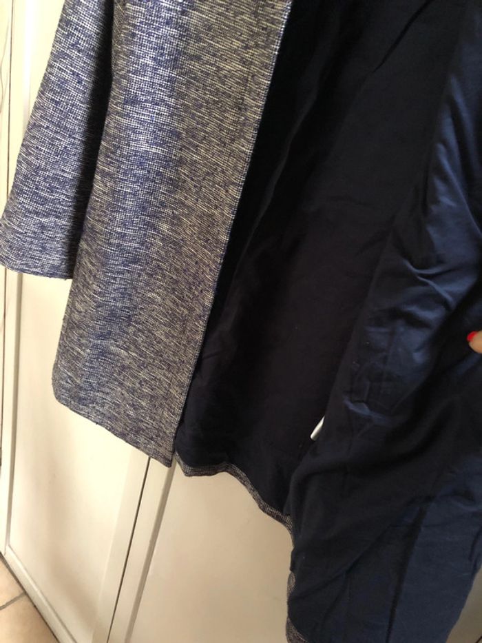 Manteau Chine bleu marine - photo numéro 2