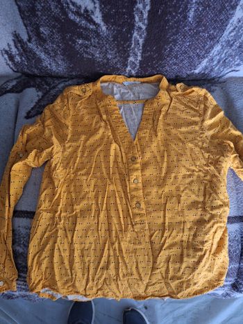 Chemise moutarde