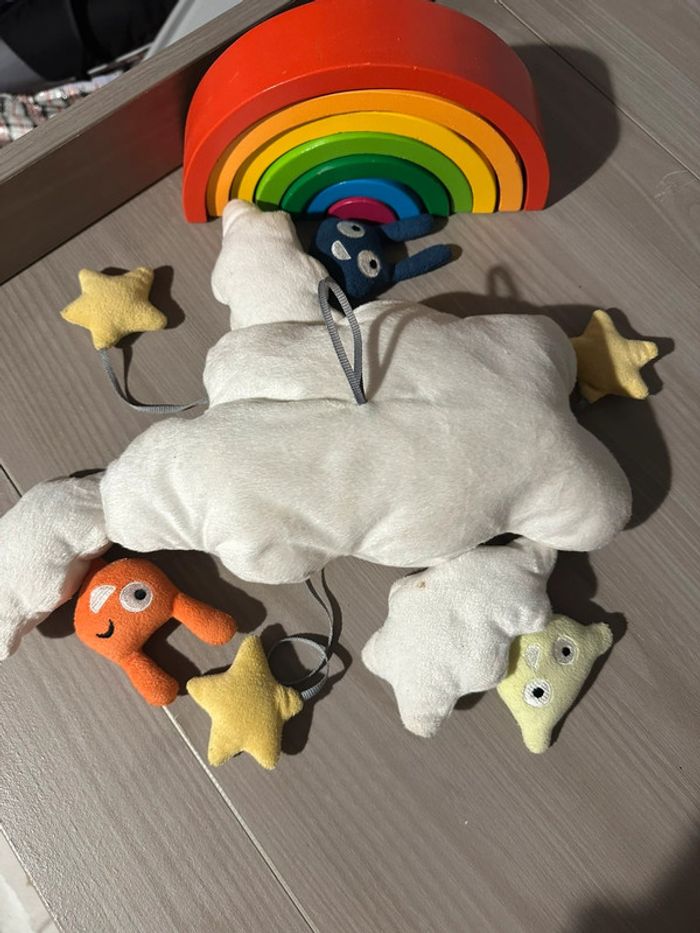 Suspension nuage ikea lit bebe - photo numéro 2