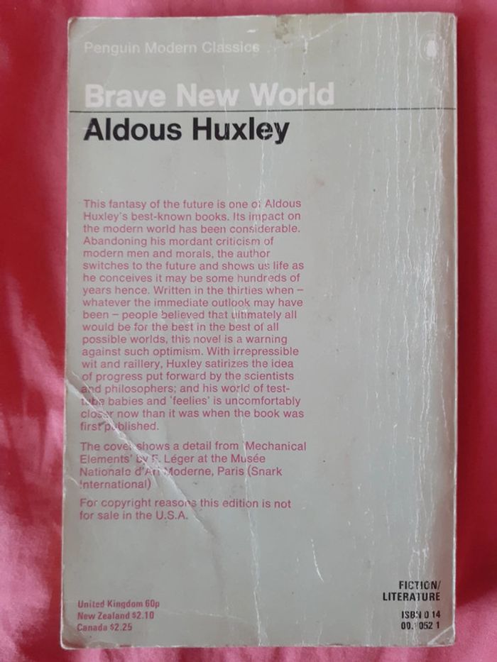 Brave New World - Aldous Huxley - photo numéro 2