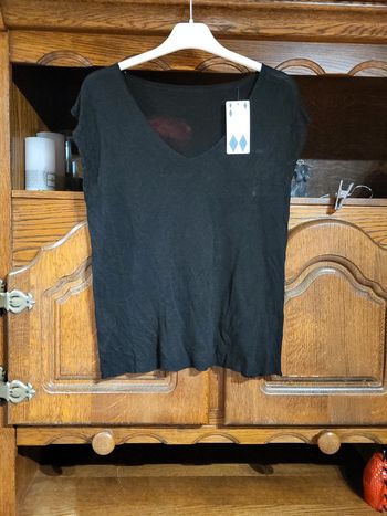 Blouse avec dentelle au manche