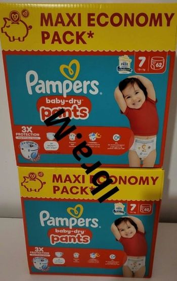 Couches pampers pants taille 7