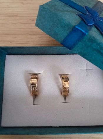 Petits anneaux,boucles d'oreilles dorées