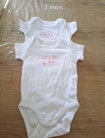 Lot de 2 bodys