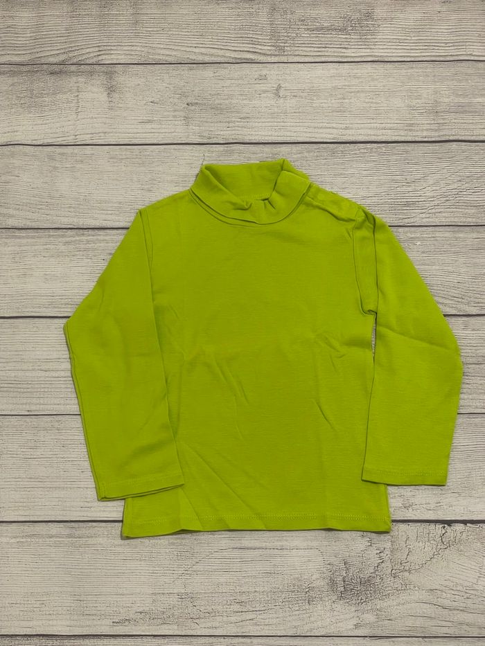 Kiabi - t shirt col roulé - Vert - 5 ans