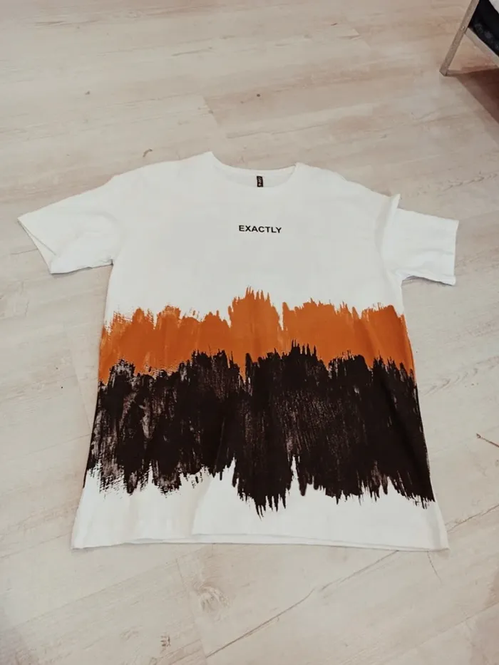 Tshirt blanc pour homme manches courtes taille S NEUF - photo numéro 3