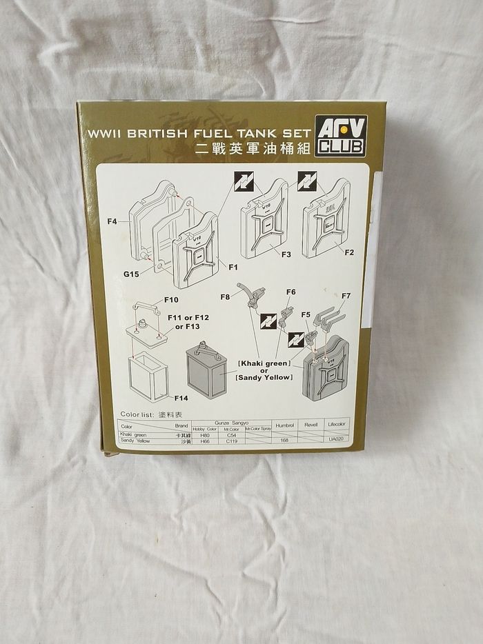 WWII British fuel tank set arv club neuf - photo numéro 2