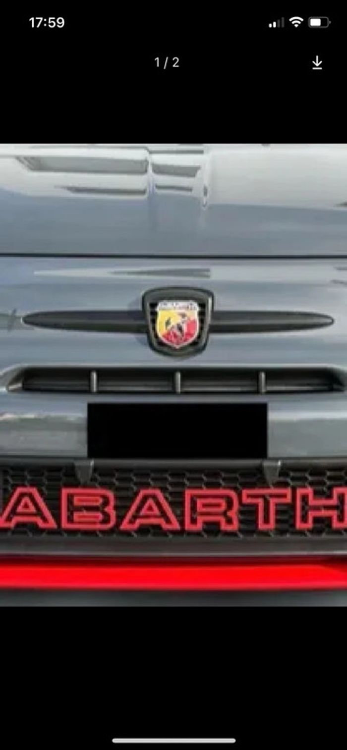 Abarth accessoire calandre 595 695 - photo numéro 3