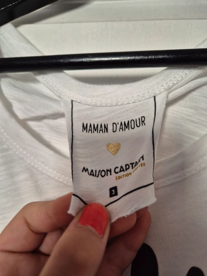 Tee-shirt neuf taille 3 Maison Captain - photo numéro 3