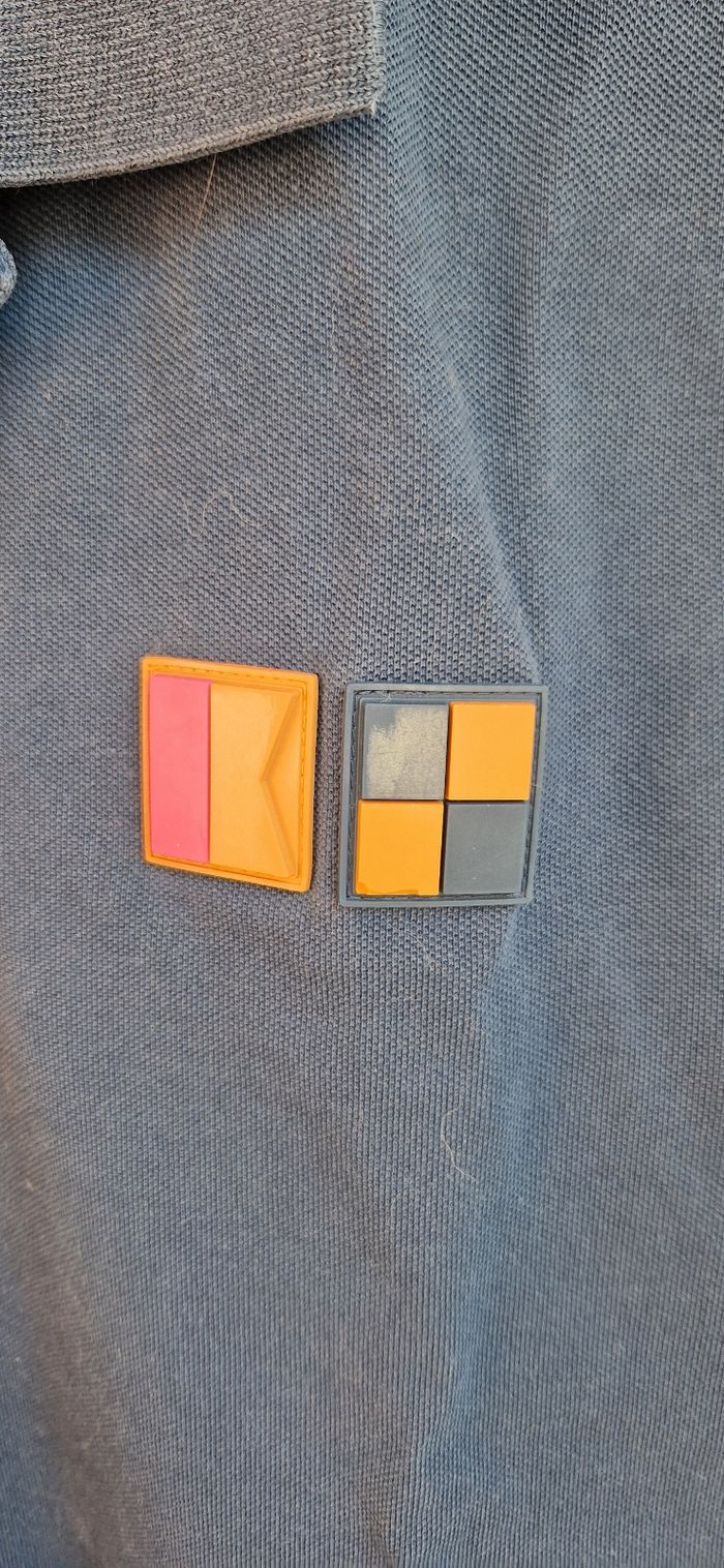 Polo bleu et gris Aigle - photo numéro 2