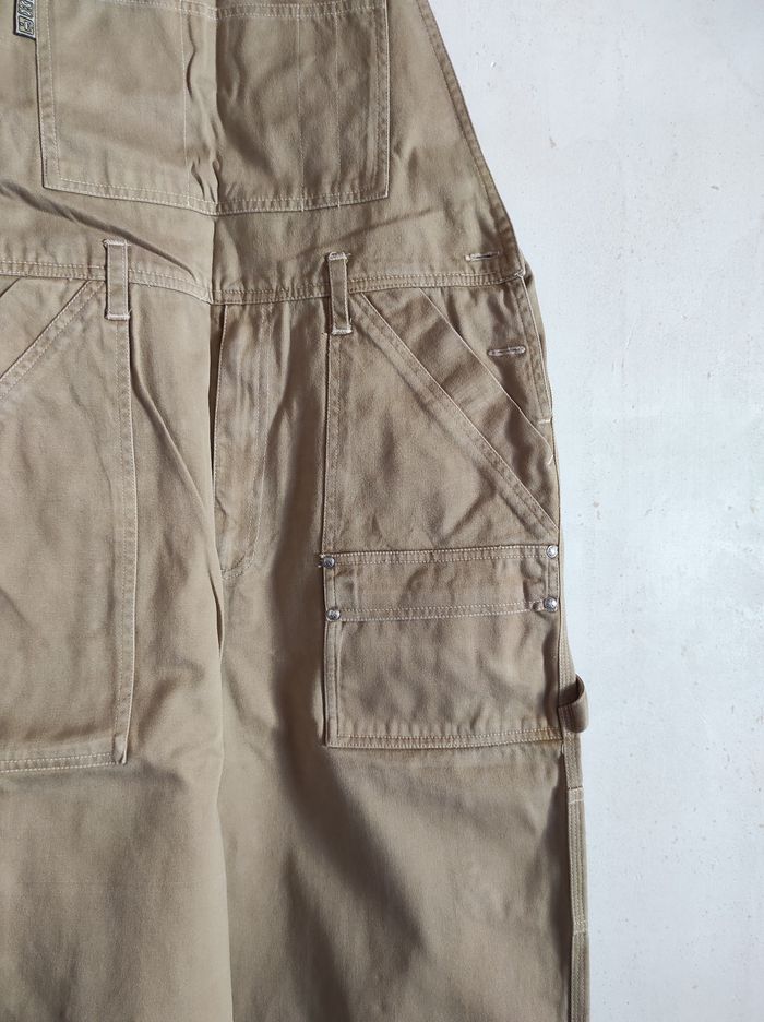 Salopette en denim beige - photo numéro 5