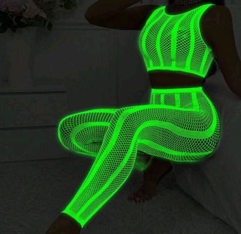 Tenue fluorescente taille unique du xs au xl