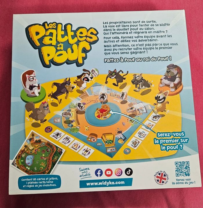 Les pattes à Pouf - Jeu société enfant - photo numéro 2