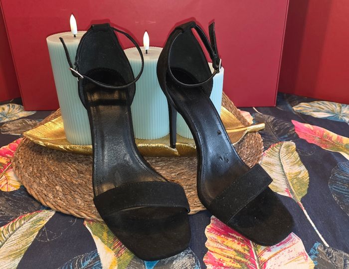 Escarpins velours noir 39