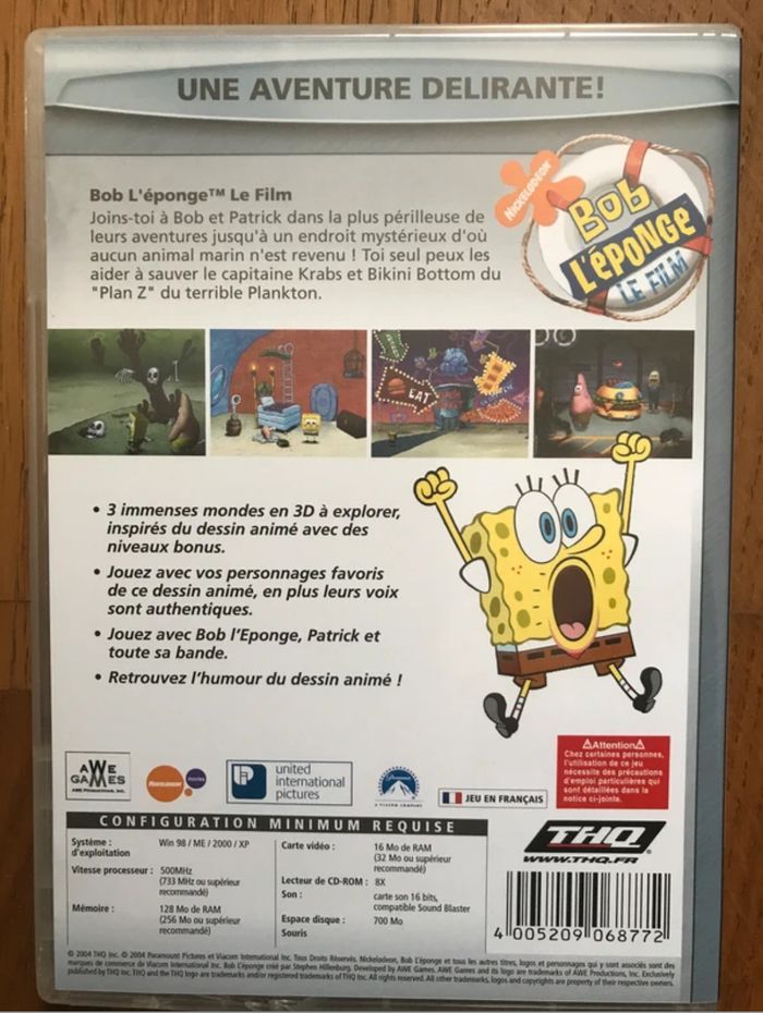 Bob l’éponge - Hits collection - Jeu PC en français - photo numéro 4