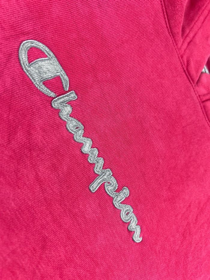 Pull sweat à capuche rose Champion Taille S - photo numéro 7