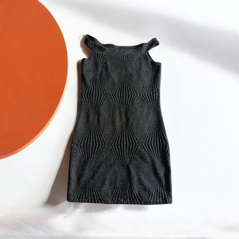 robe noire texturée élégante only – taille L