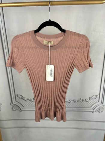T shirt Rose Cachemire Falconeri XS neuf