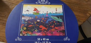 Puzzle janod 100 pièces mer océan
