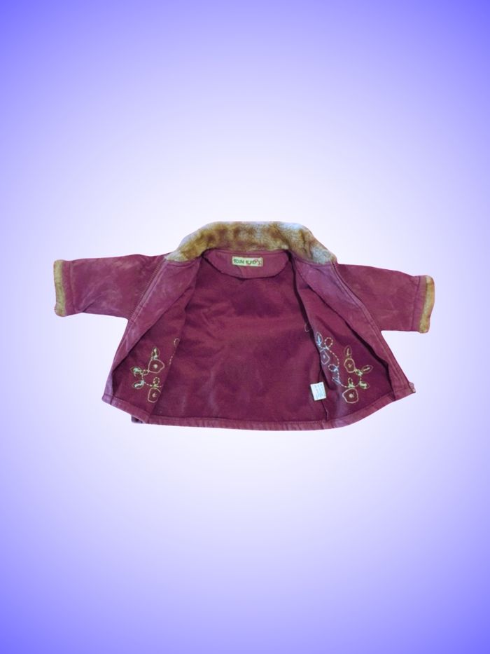 Manteau Bébé Rose 12 mois Tom Kids - photo numéro 3