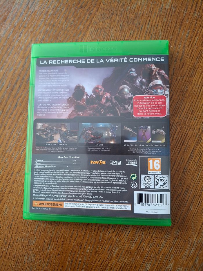 Jeu xbox one halo 5 guardians - photo numéro 2