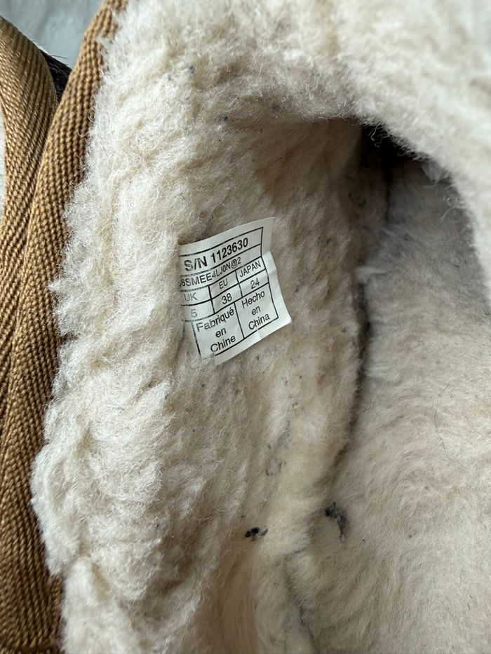 Bottines fourrées motif vache beige/marron - photo numéro 5