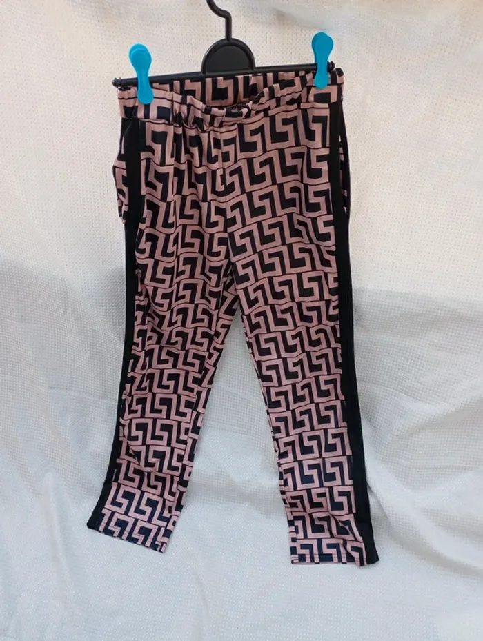 Pantalon large motif géométrique - Taille L