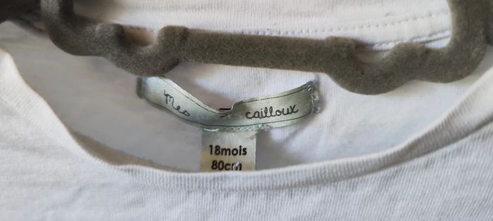 T-shirt manches longues Mes petits Cailloux 18 mois 80 cm - photo numéro 3