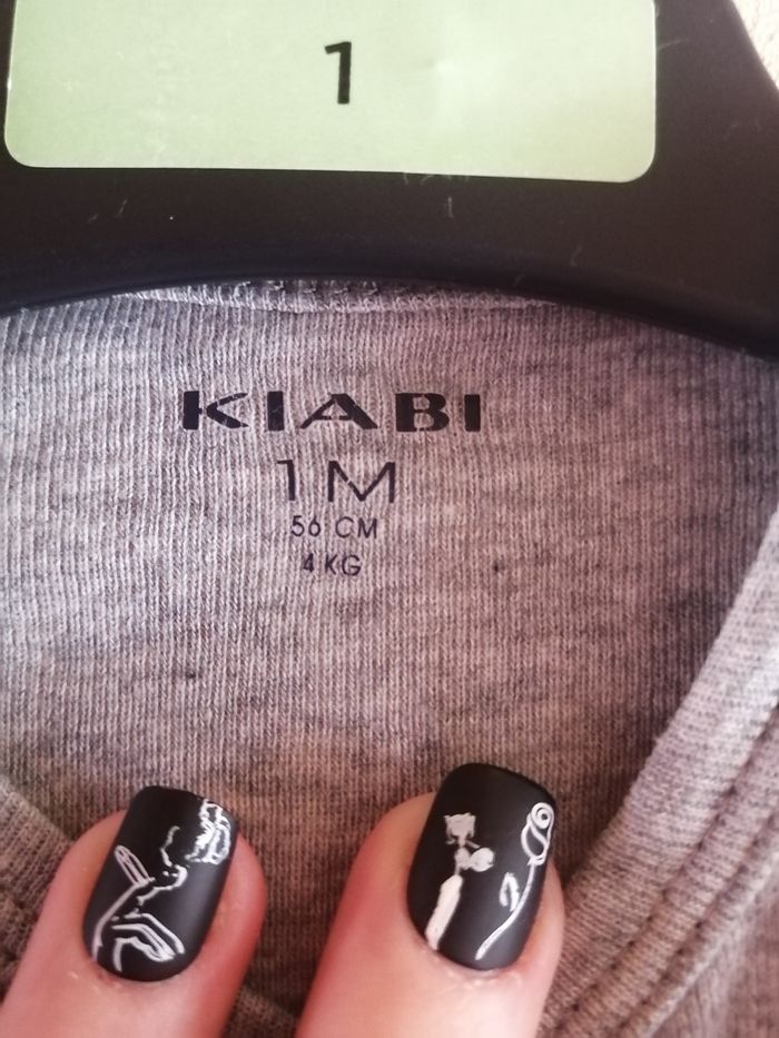 Lot de 2 leggings et 1 bodies 1mois kiabi - photo numéro 8