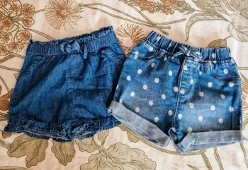 2 shorts en jeans