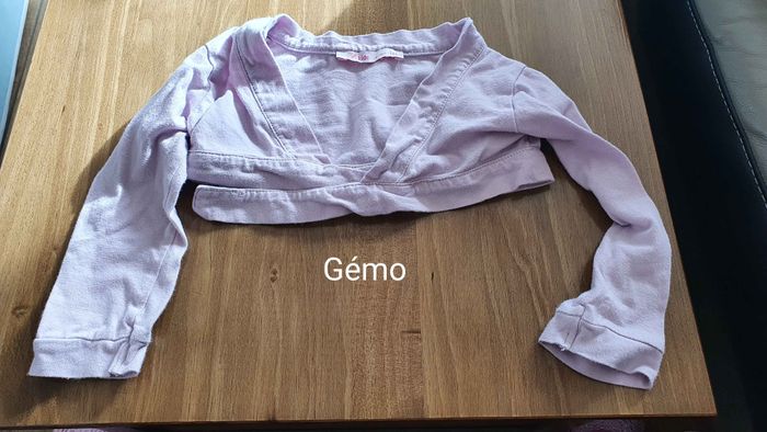 Gilet mauve 24mois
